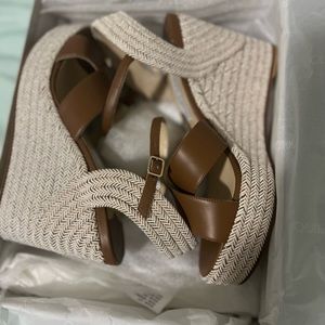 Tan & Brown JIMMY CHOO Wedges